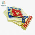 Free Sample High Quality Gold Plated Enamel Animal Custom Name Badge with Pin
